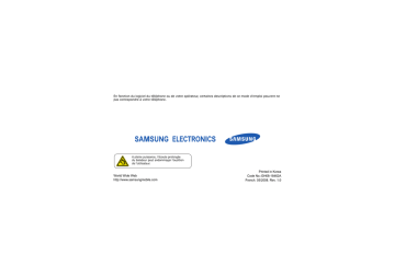 Samsung SGH-E251 Manuel utilisateur | Fixfr