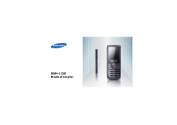 Samsung SGH-J150 Manuel utilisateur