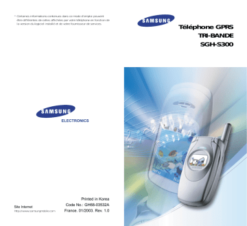 Samsung SGH-S300M Manuel utilisateur | Fixfr