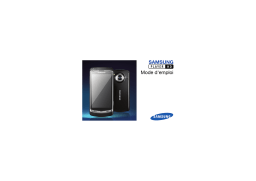 Samsung GT-I8910/M8 Manuel utilisateur