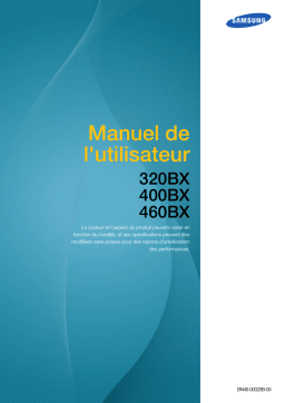 Samsung 400BX Manuel utilisateur