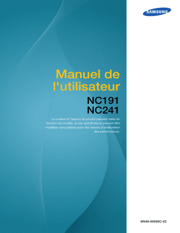 NC241-T | NC241 | Samsung NC191 Manuel utilisateur | Fixfr