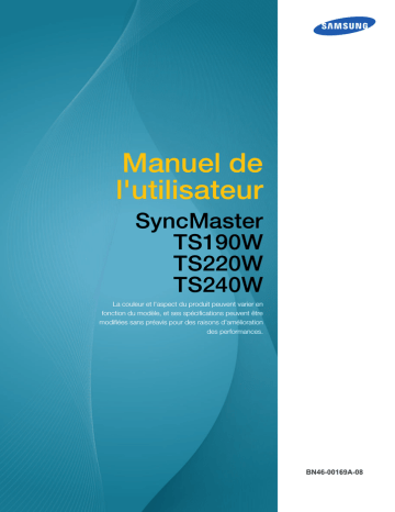 TS240W | TS220W | Samsung TS190W Manuel utilisateur | Fixfr