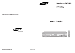 Samsung DVD-H40E Manuel utilisateur