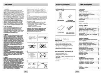 Samsung DVD-P147 Manuel utilisateur | Fixfr