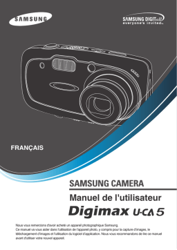 Samsung DIGIMAX U-CA 5 Manuel utilisateur