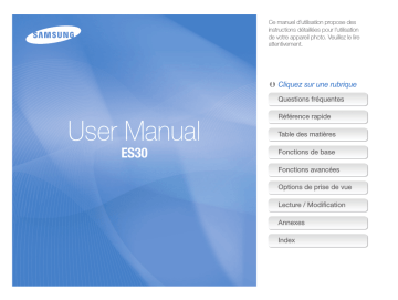 Samsung SAMSUNG ES30 Manuel utilisateur | Fixfr
