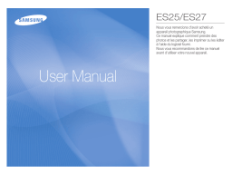 Samsung SAMSUNG ES25 Manuel utilisateur