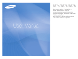 Samsung SAMSUNG ES74 Manuel utilisateur