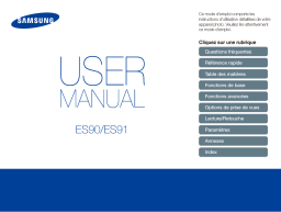 Samsung SAMSUNG ES90 Manuel utilisateur