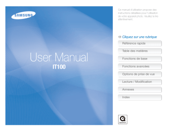 Samsung SAMSUNG IT100 Manuel utilisateur | Fixfr