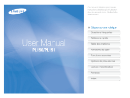 Samsung SAMSUNG PL151 Manuel utilisateur