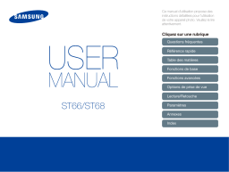 Manuel d'utilisation SAMSUNG ST66, ST68 | AI Chat