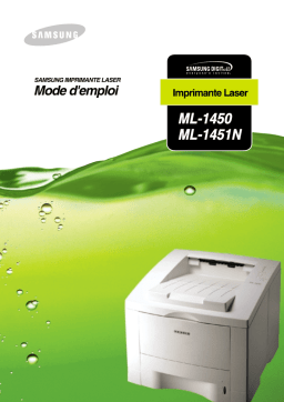 Samsung ML-1450 Manuel utilisateur