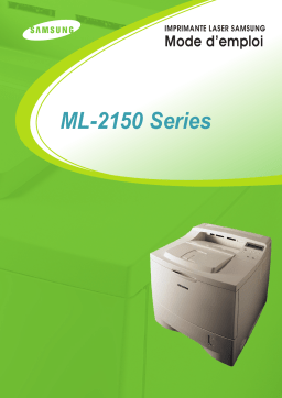 Samsung ML-2150 Manuel utilisateur