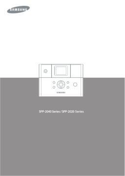 Samsung SPP-2020B Manuel utilisateur