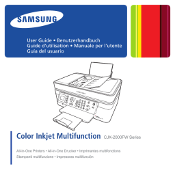 Samsung CJX-2000FW Manuel utilisateur