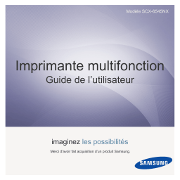 Samsung SCX-6545N Manuel utilisateur