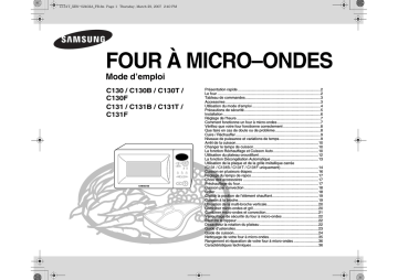 Samsung C131T Manuel utilisateur | Fixfr