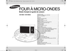 Samsung CE1000-T Manuel utilisateur