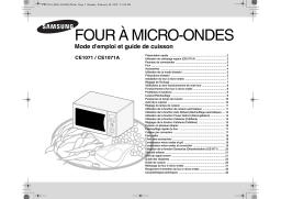 Samsung CE1071 Manuel utilisateur