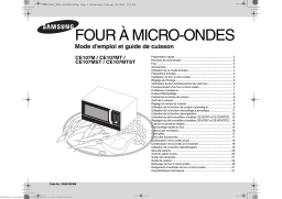 Samsung CE107M-B Manuel utilisateur