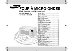 Samsung CE1151T Manuel utilisateur