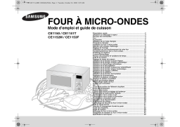 Samsung CE1150-S Manuel utilisateur