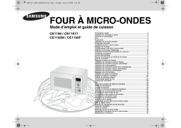 Samsung CE1191T Manuel utilisateur