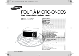 Samsung GE1072 Manuel utilisateur