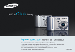 Samsung Digimax S500 Manuel utilisateur