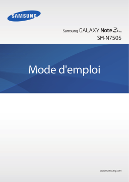 Samsung SM-N7505 Manuel utilisateur