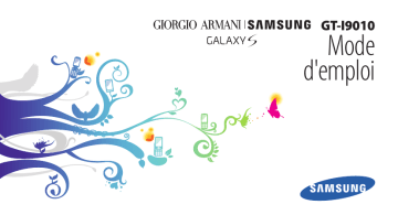 Samsung GT-I9010 Manuel utilisateur | Fixfr