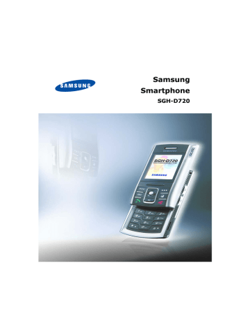 Samsung SGH-D720 Manuel utilisateur | Fixfr