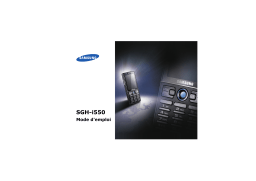 Samsung SGH-I550W Manuel utilisateur