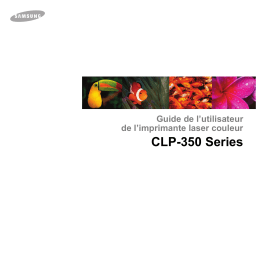 Samsung CLP-350N Manuel utilisateur