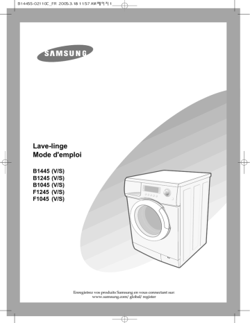 B1445SGS/XEF | B1445V | B1245 | B1245V | Samsung B1445 Manuel utilisateur | Fixfr