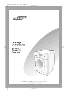 Samsung Q1244V Manuel utilisateur