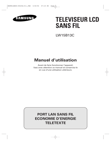 Samsung LW15B13C Manuel utilisateur | Fixfr