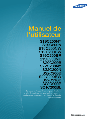 S22C200BW | S19C200BW | S19C200N | S19C200BR | S23C200B | S22C200B | S22C200NY | S19C200NY | S19C200NW | Samsung S24C200BL Manuel utilisateur | Fixfr