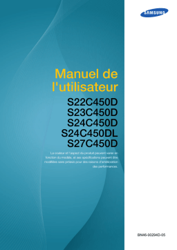 Samsung S19C450BW Manuel utilisateur