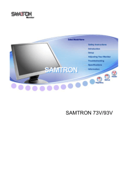 Samsung 73V Manuel utilisateur