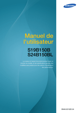 Samsung S19B150B Manuel utilisateur