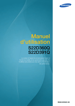 Samsung S22D391Q Manuel utilisateur