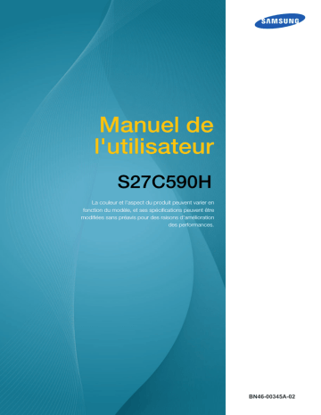 Samsung S27C590H Manuel utilisateur | Fixfr