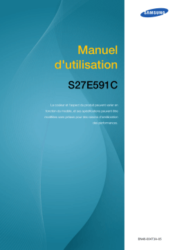 Samsung S27E591C Manuel utilisateur