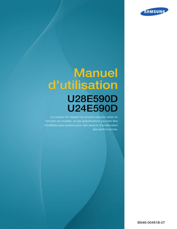 Samsung U24E590D Manuel utilisateur | Fixfr