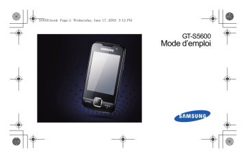 GT-S5600V | Samsung GT-S5600 Manuel utilisateur | Fixfr