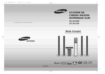 HT-DS1000 | HT-DS1100 | Samsung HT-DS100 Manuel utilisateur | Fixfr