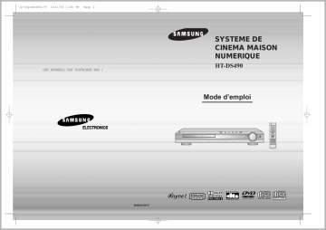 Samsung HT-DS490 Manuel utilisateur | Fixfr